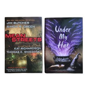 Urban Fantasy / Magic 2 Book Lot Short Stories Butcher Green Richardson Gaiman